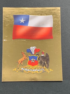 2001 Navarrete Copa America Sticker #093 CHILE FLAG Foil