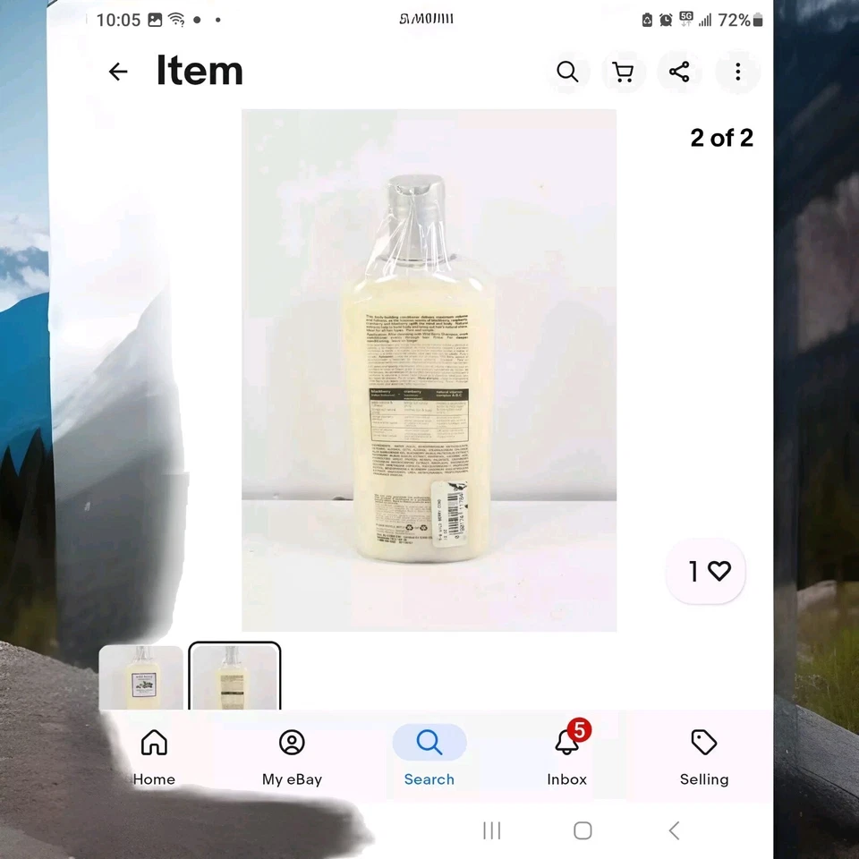 Back to basics wilberry conditioner 12 oz - Image 2 of 2