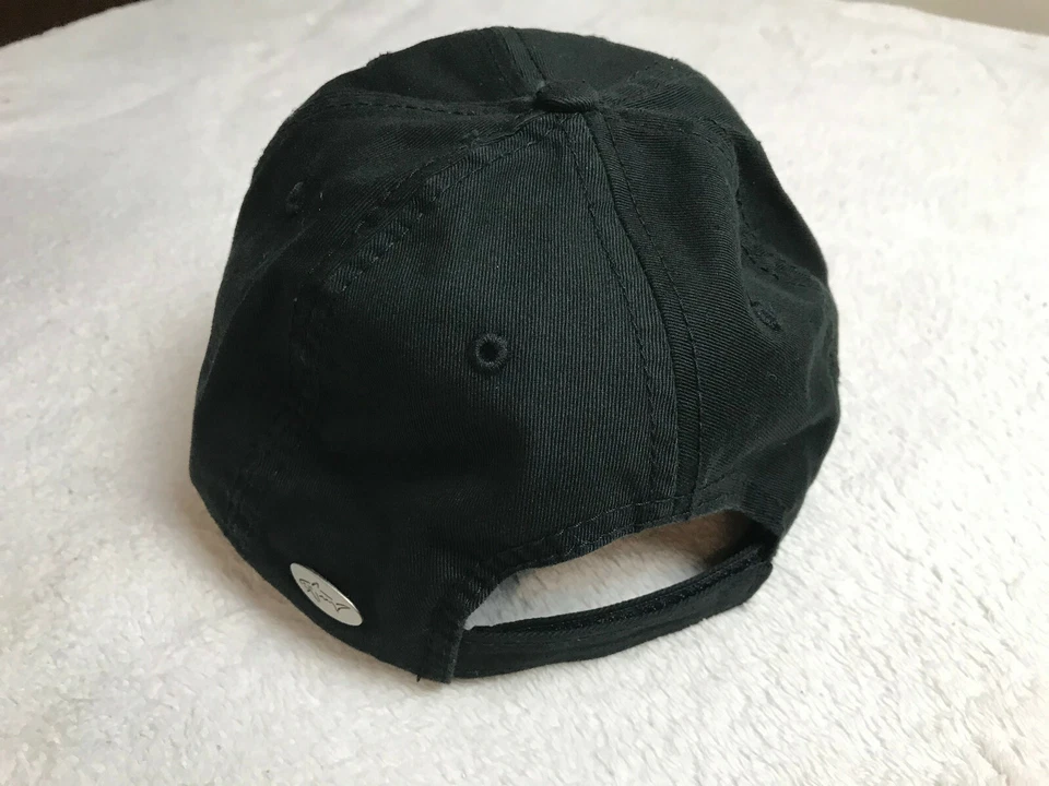 Greg Norman Collection The Shark Embroidered Golf Hat Adjustable Black NEW - Image 4 of 4
