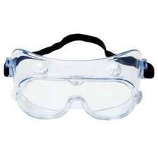 Genuine 3M Impact Chemical Splash Resistant Goggles Eye PPE Blocks 99% UV