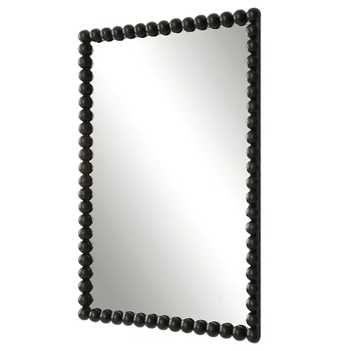 Serna Black Vanity Mirror - Picture 4 of 7