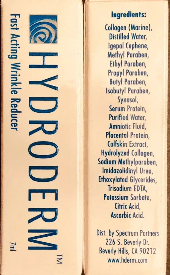 Suero reductor de arrugas facial de acción rápida Hydroderm Original - 2 botellas, 7 ml - EE. UU. Foto 3 de 4