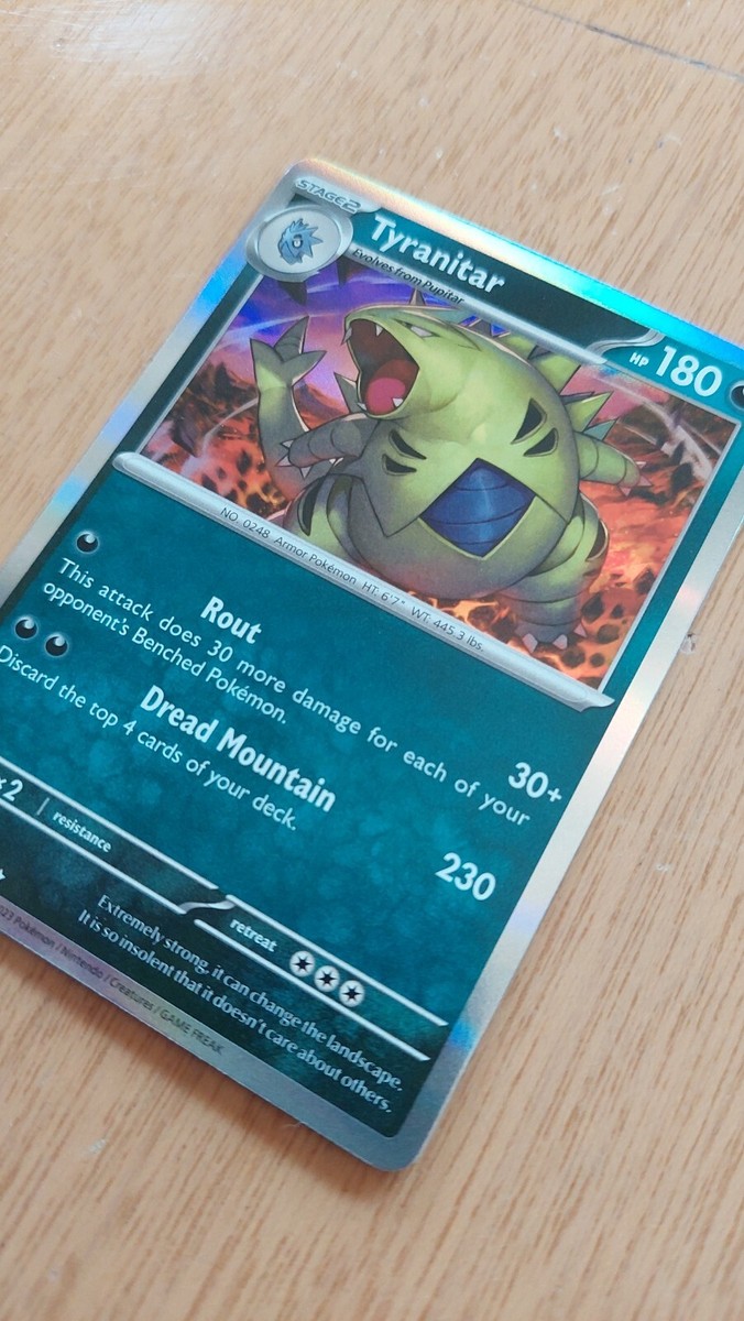 Tyranitar (135/193) Holographic Pokemon card | eBay