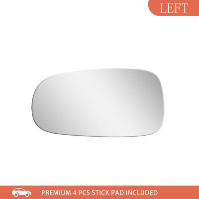Mirror Glass fits Saab 2003-2011 9-3 9-3x 93 / 03-09 95 Driver Left Side LH Flat