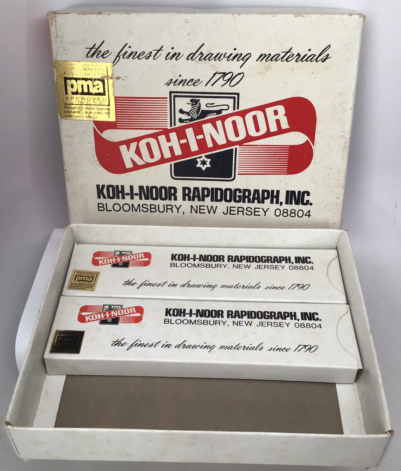 Vintage 2 New Boxes Koh-I-Noor Rapidograph Aviator 903-3H Lead Pencils