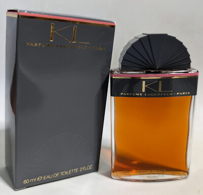 KL by Karl Lagerfeld Eau de Toilette 60ml 2oz splash vintage Free  Shipping!