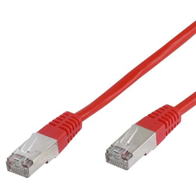 VIVANCO Hochwertiges CAT5e Crossover Netzwerkkabel, RJ45 Stecker LAN Kabel,