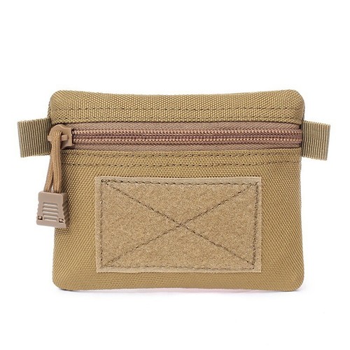 Outdoor Tactical MOLLE System Sundries Bag Zipper Bag Card Coin Purse ID Pouch - Picture 7 of 16