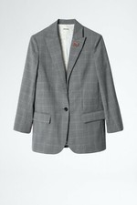 Designer Jacket New With Tags - Zadig&voltaire - Xs - 100% Virgin Wool