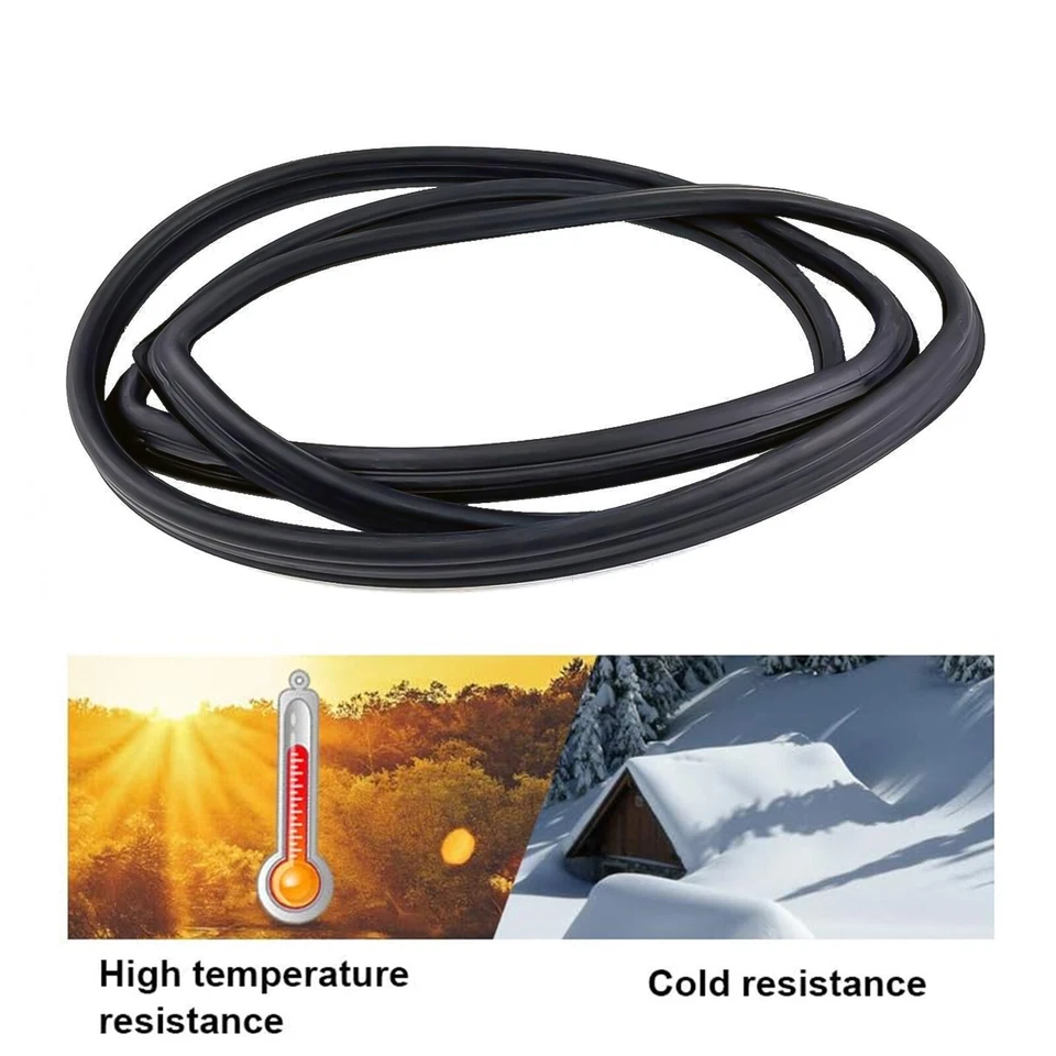 Front Windshield Rubber Seals For Toyota 1984-1988 Hilux 4-Runner LN50 Pickup - Image 2 of 4