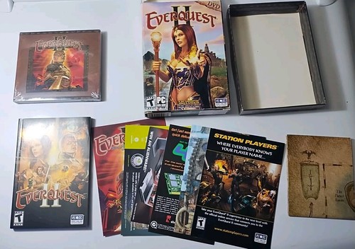 EverQuest II 2004 Sony PC DVD-ROM Box Set - Includes Map, Manual, Inserts *NEW* - Picture 12 of 17
