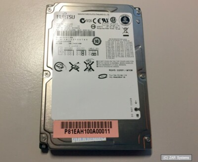 80GB Fujitsu MHW2080AT IDE (ATAPI, PATA) 2,5 Zoll Festplatte, HDD, 100% OK, BULK