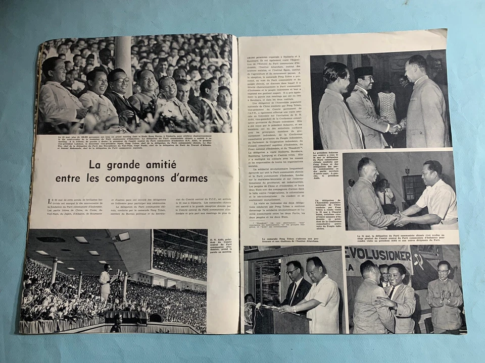 OLD LA CHINE MAGAZINE-NR.8-1965-COMMUNISM TIME-ILLUSTRATED-FRENCH LANGUAGE - Image 4 of 4