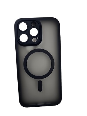 Iphone 15 Pro Max Case - Black Transparent Ultra Slim Exessories Included 