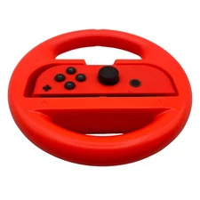 UP-TECH Deluxe Gaming Wheel for Nintendo Switch & OEM Joy-Con Bright Red Tested