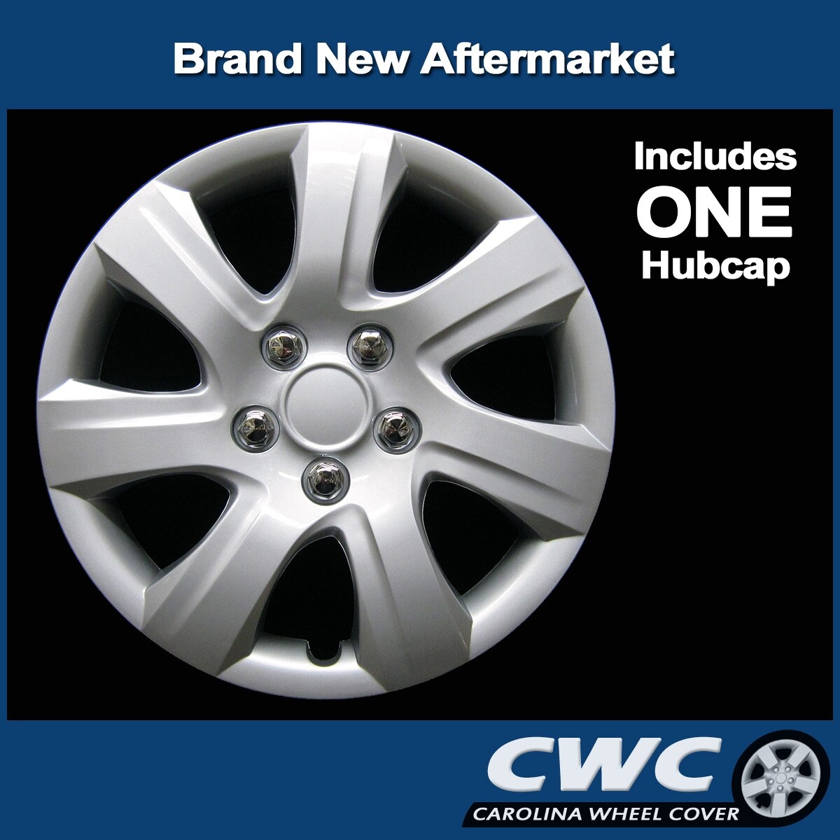 NEW Hubcap for Toyota Camry 20102011 Premium Replica 16inch Silver