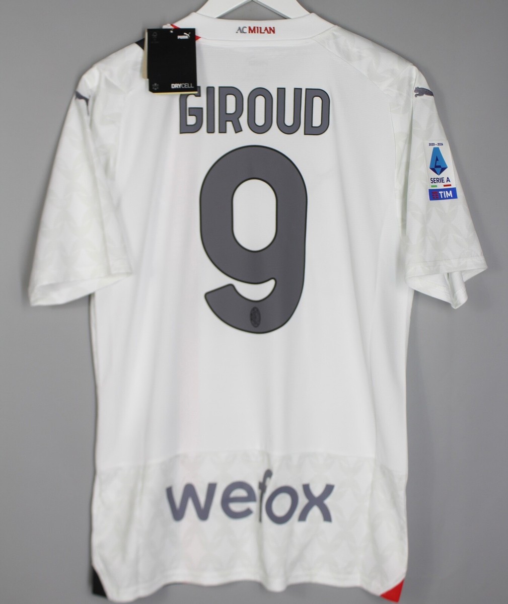 Flocage Milan AC 2021/2022 Domicile – Giroud – Neuf Avec étiquettes