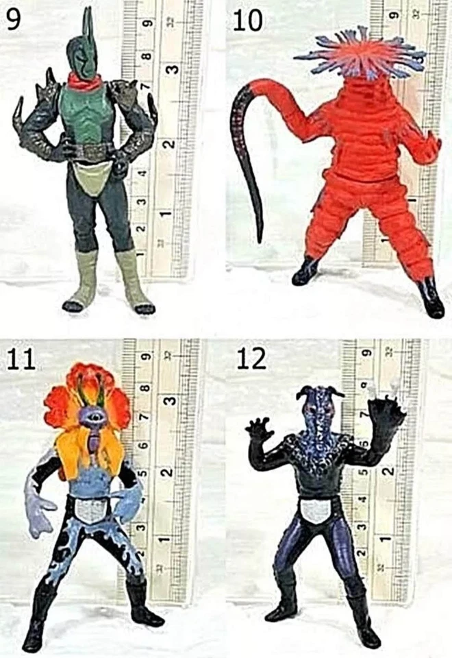 LOTE 2 FIGURA DE MONSTER GASHAPON MASKED CAME RIDER KAIJU KAIJIN Nº 1-16 Bandai Foto 4 de 4