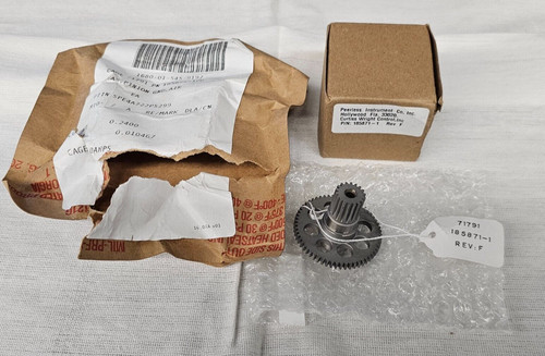 Curtiss Wright Controls 185871-1 Aviation Aircraft V22A Osprey Pinion Gear Part