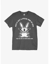 Y2K Happy Bunny GRAPHIC SHIRT JUNIORS SIZE S M L XL NEW