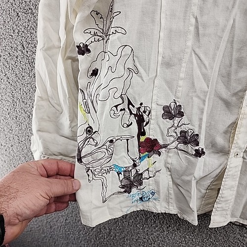 Artful Dodger Button Down Shirt 4XL WHITE CASUAL DESIGN BI 1816 - Picture 7 of 15