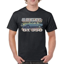 Vintage 1965 Shelby GT350 T-shirt Mustang Cobra GT Powered by Ford Men's Tee