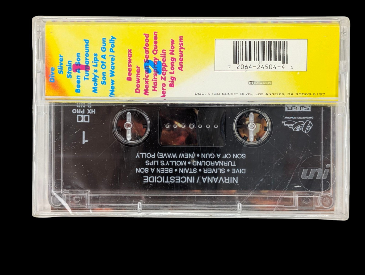 SEALED, Nirvana – Incesticide DGCC 24504, 1st edition, Audio