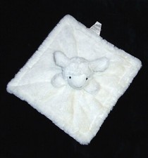 Manhattan Kids Cream Off White Lamb Baby Blanket Soft Plush Fluffy Security