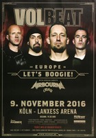 Volbeat - Let`S Boogie , KöLn 2016 | Konzertplakat | Poster