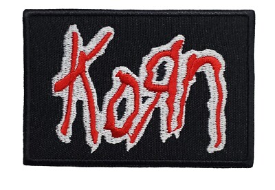 Korn Music Band Rock and Roll Embroidered Iron On Patch 3'' x 2'' Jonathan Davis