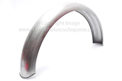 Mudguard, Rear, Universal, 5 inch, 18/19 inch Wheels, Bare Steel,  C Profile