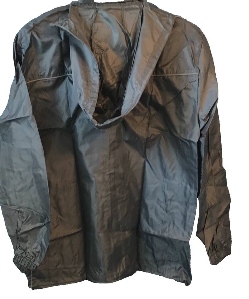 totes Gray Rain Light jacket with Pack it taping for safety Size Small - Image 2 of 4