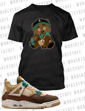 Mens Pro Club Shaka RTP Chronic Bear Tee to Match J4 Cacao Sneakers Big Tall Sm