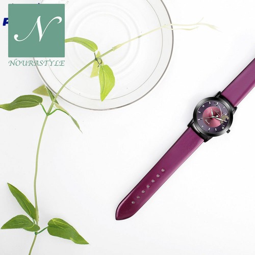 PREMA Women Fashion Business Sport Leather Quartz Watch * BLACK - Picture 10 of 11