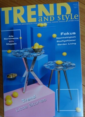 TREND and style   Handelsmagazin für GESCHENKE, HOME-DECO, LIFESTYLE    2 / 2020