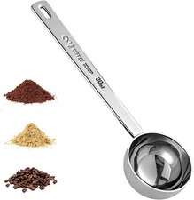2 Tablespoon Stainless Steel Coffee Scoop - Perfect Measuring Spoon for Ground 