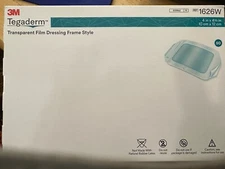 3M 1626W Tegaderm Transparent Film Dressing 4" X 4 3/4" - Box of 50