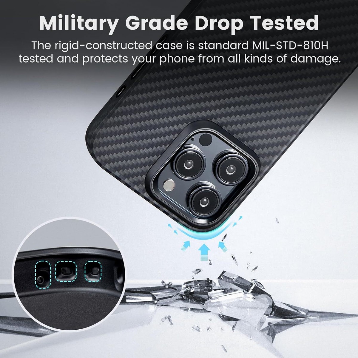 iPhoneアクセサリー PITAKA iPhone15PRO ARAMID FIBER Amazon.com: pitaka Case for iPhone 15 Pro Compatible with