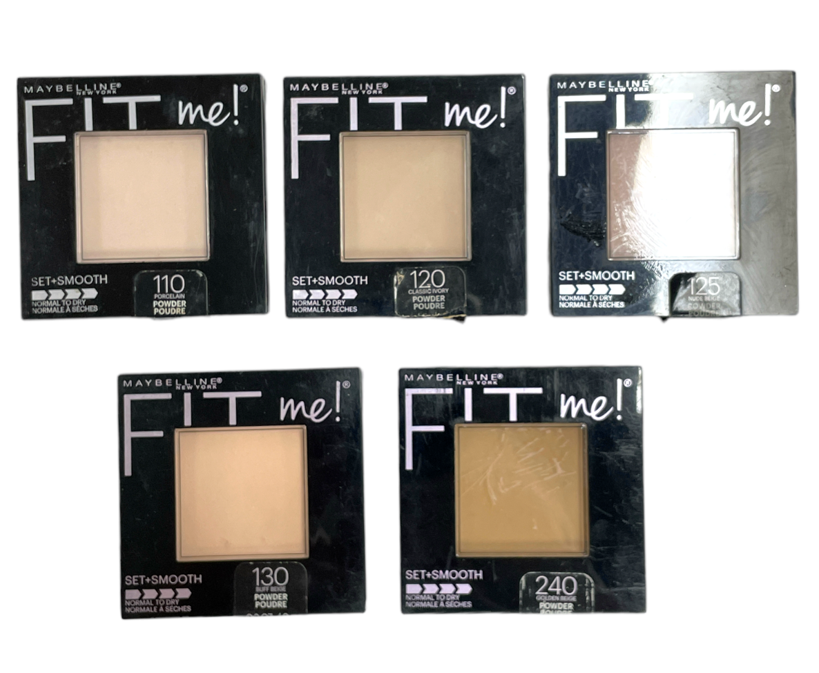 Maybelline Fit Me Set + Smooth Pressed Powder (0.3oz/9g) NEW