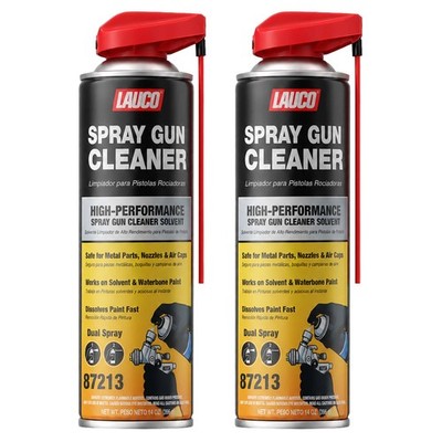 LAUCO Spray Gun Cleaner 14 oz, Pack of 2, High-Performance Paint Gun Cleaner