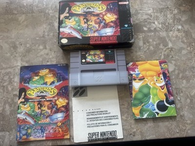 Battletoads in Battlemaniacs (SNES, 1993) Super Nintendo CIB Complete w/ Manual 