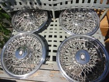 4 1980s Oldsmobile Cutlass Supreme Delta Wire Spoke Hubcaps 14 Very Good