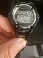 Casio BG169R-8B Baby-G Digital Dial Black Resin Band Watch NEW