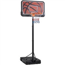 Panier de Basket-ball Portable Panier de Basket sur Pied à Roulettes