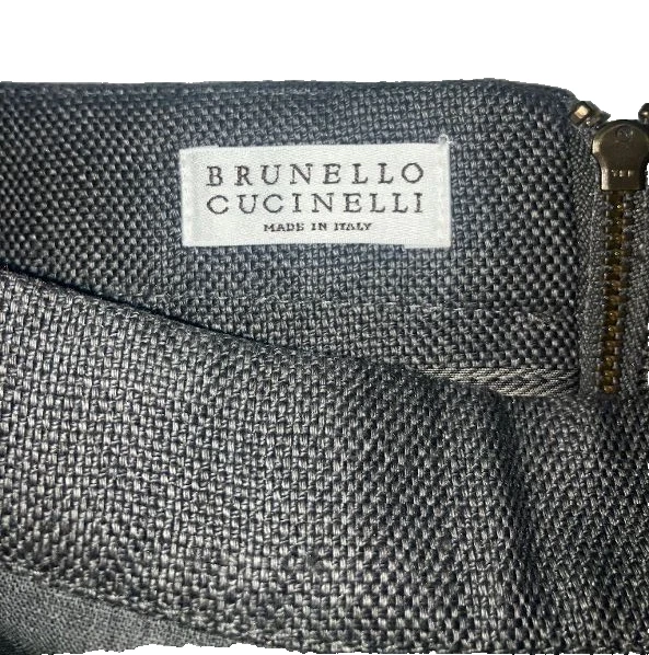 Hecho en Italia: Falda de Lana Acanalada Virgen Gris BRUNELLO CUCINELLI, Talla 6 Foto 3 de 4