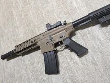Fully Auto Bushmaster MPW Co2 BB gun (magazine broken)