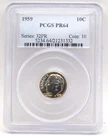1959 PCGS PR64 Roosevelt Dime Proof 10C .9 Silver
