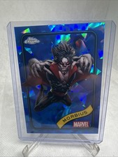 Morbius 2025 Topps Chrome Sapphire Marvel Refractor #166
