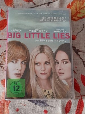 Big Little Lies HBO Mini Serie Kidman Witherspoon Woodley Mini Serie 3 DVDs Top