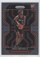 2021-22 Panini Prizm Greg Brown III #291 0cv